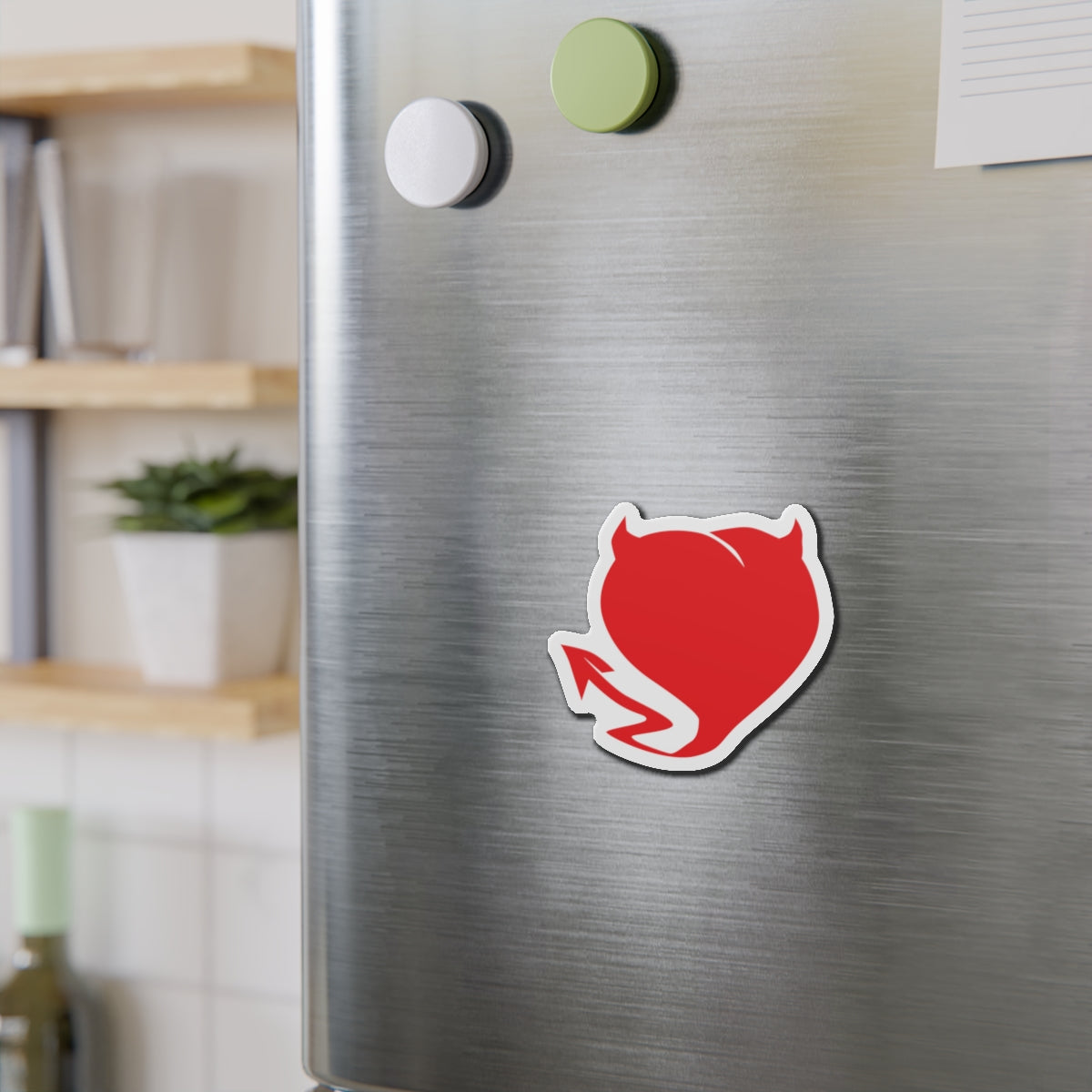 Devilish Heart - Die-Cut Magnets