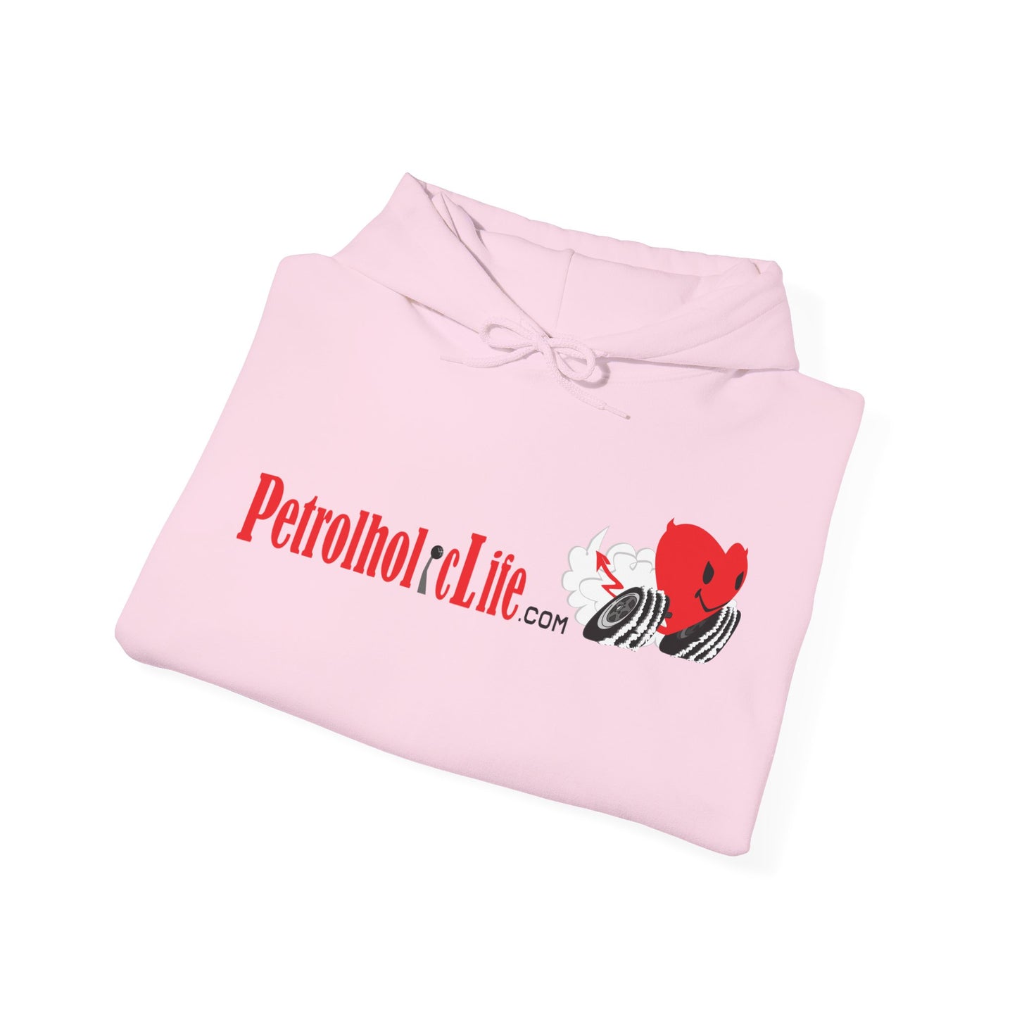 A Redline a Day Keeps Mechanic Away (Back Side) Unisex Heavy Blend™ Hooded Sweatshirt for Her