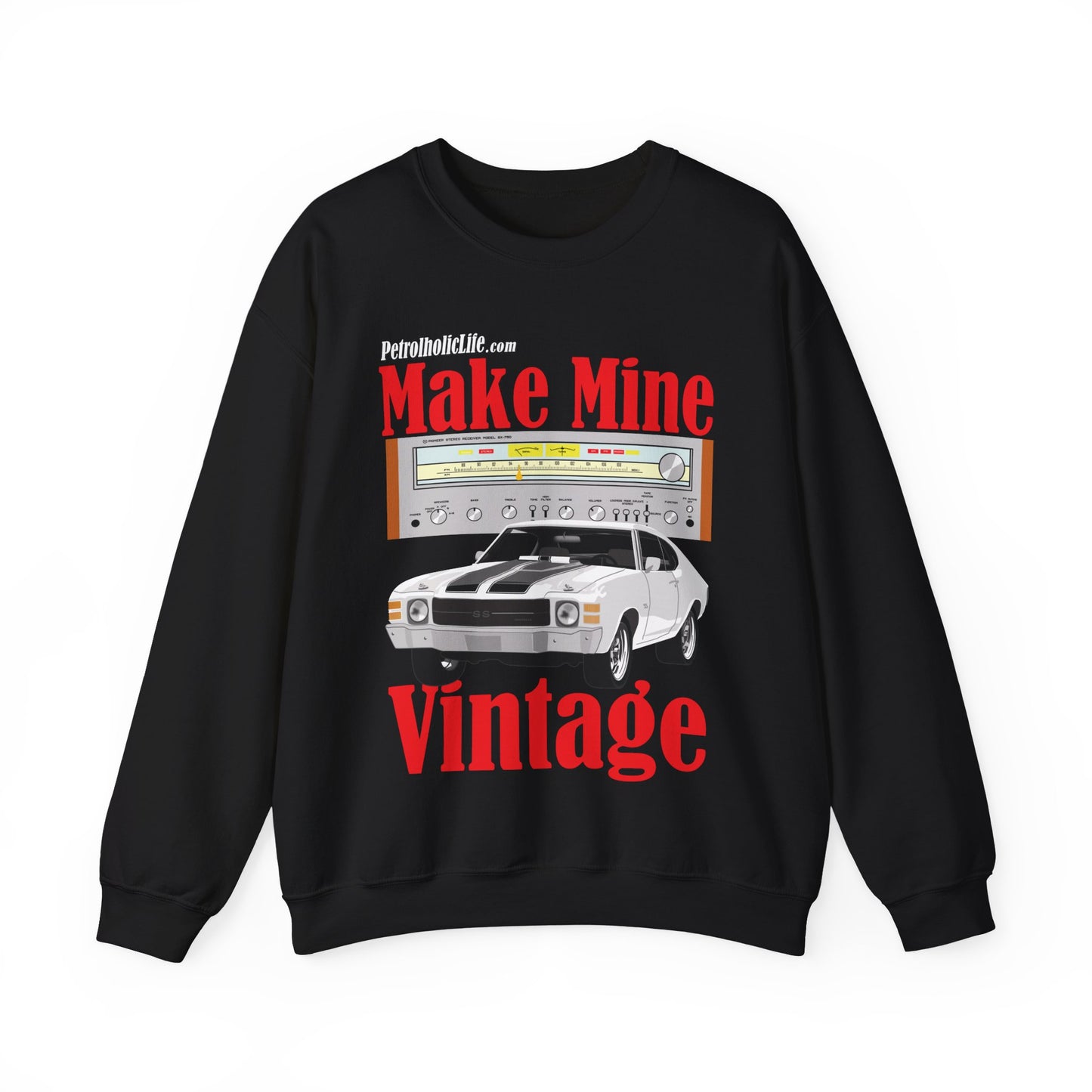'70/'71 Chevelle & Pioneer  Stereo Unisex Heavy Blend™ Crewneck Sweatshirt