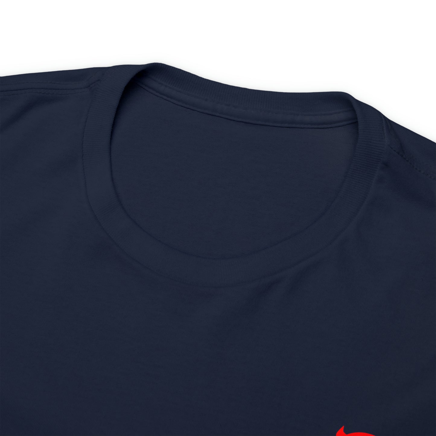 Racing Devilish Heart, also back side - Unisex Heavy Cotton Tee