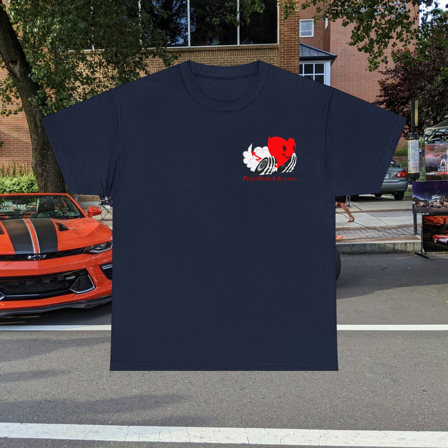 Loud & Fast on back side - Unisex Heavy Cotton Tee