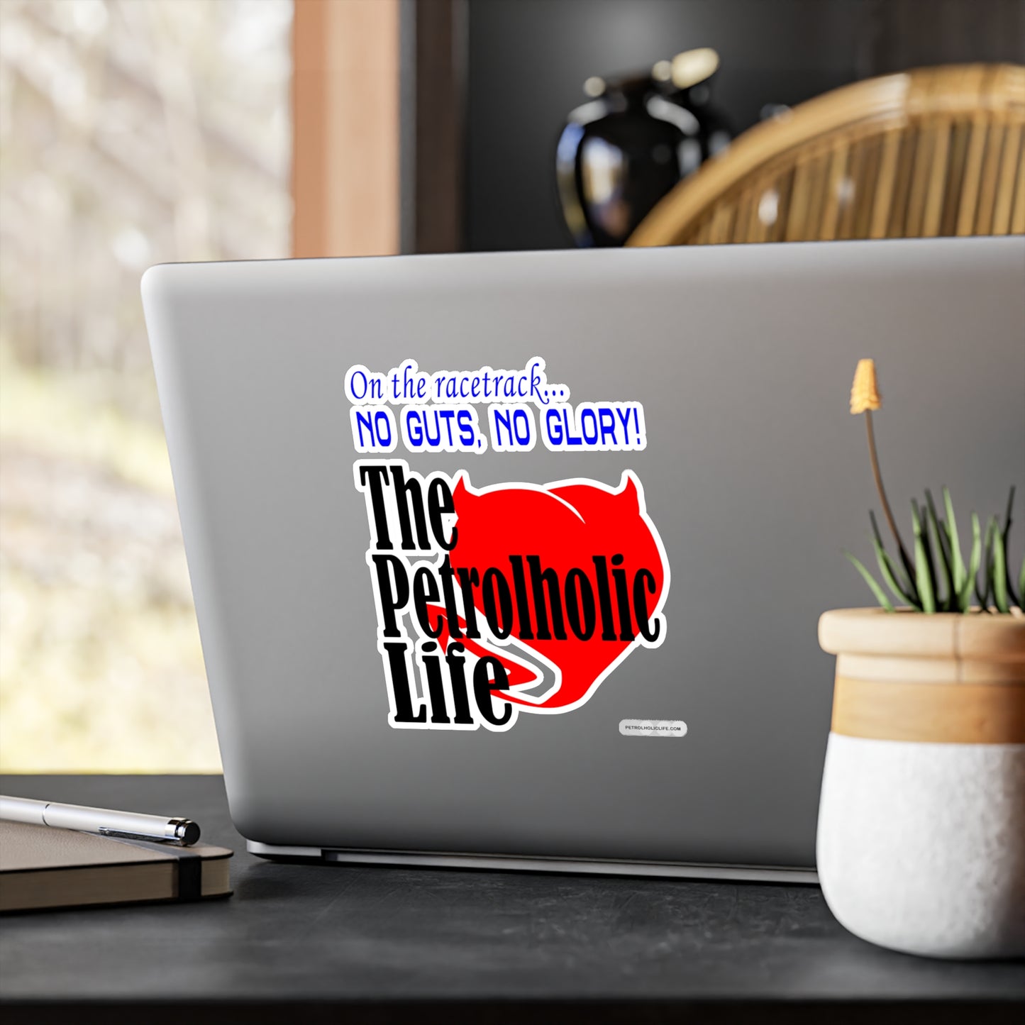 No Guts No Glory! Kiss-Cut Vinyl Decals