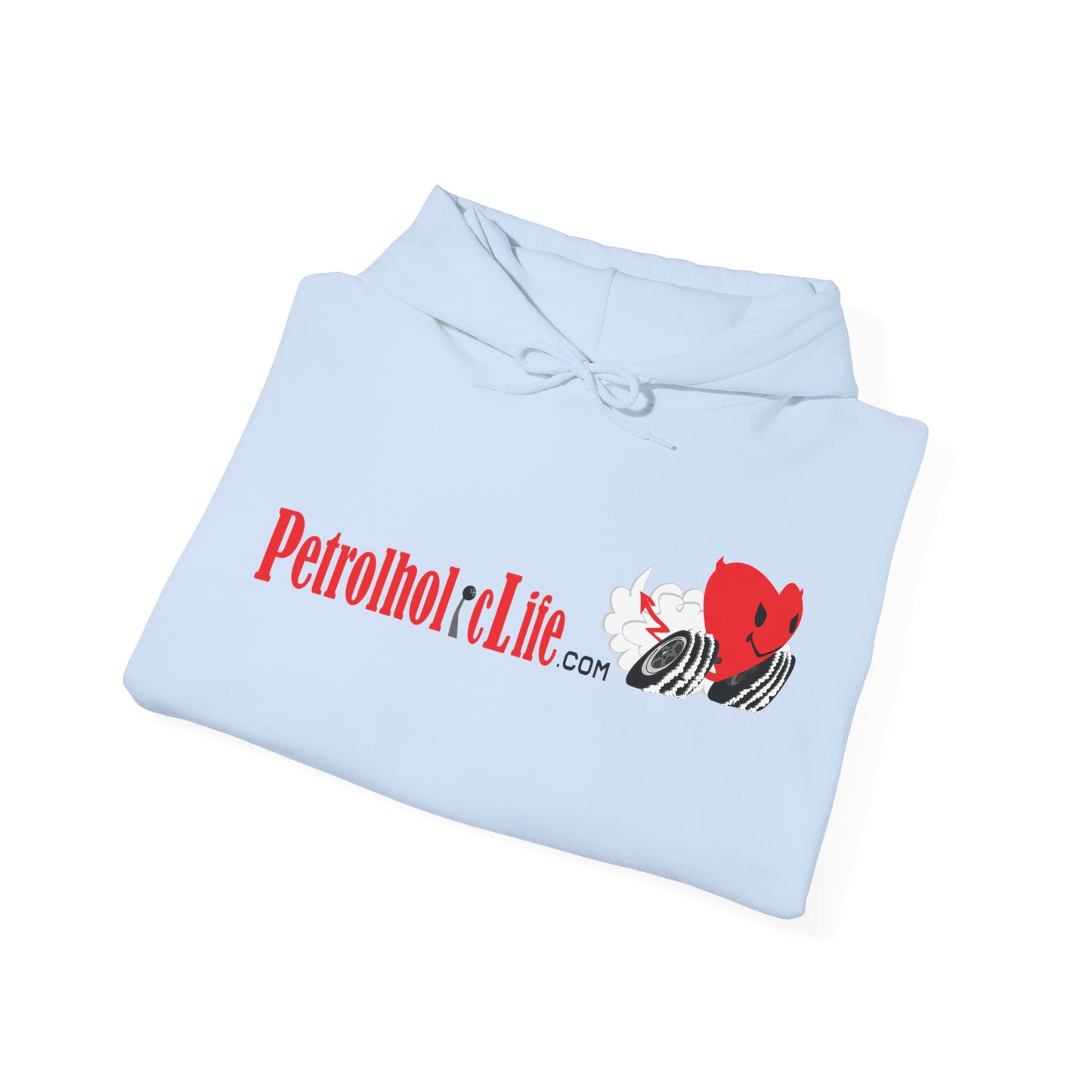 A Redline a Day Keeps Mechanic Away (Back Side) Unisex Heavy Blend™ Hooded Sweatshirt for Her