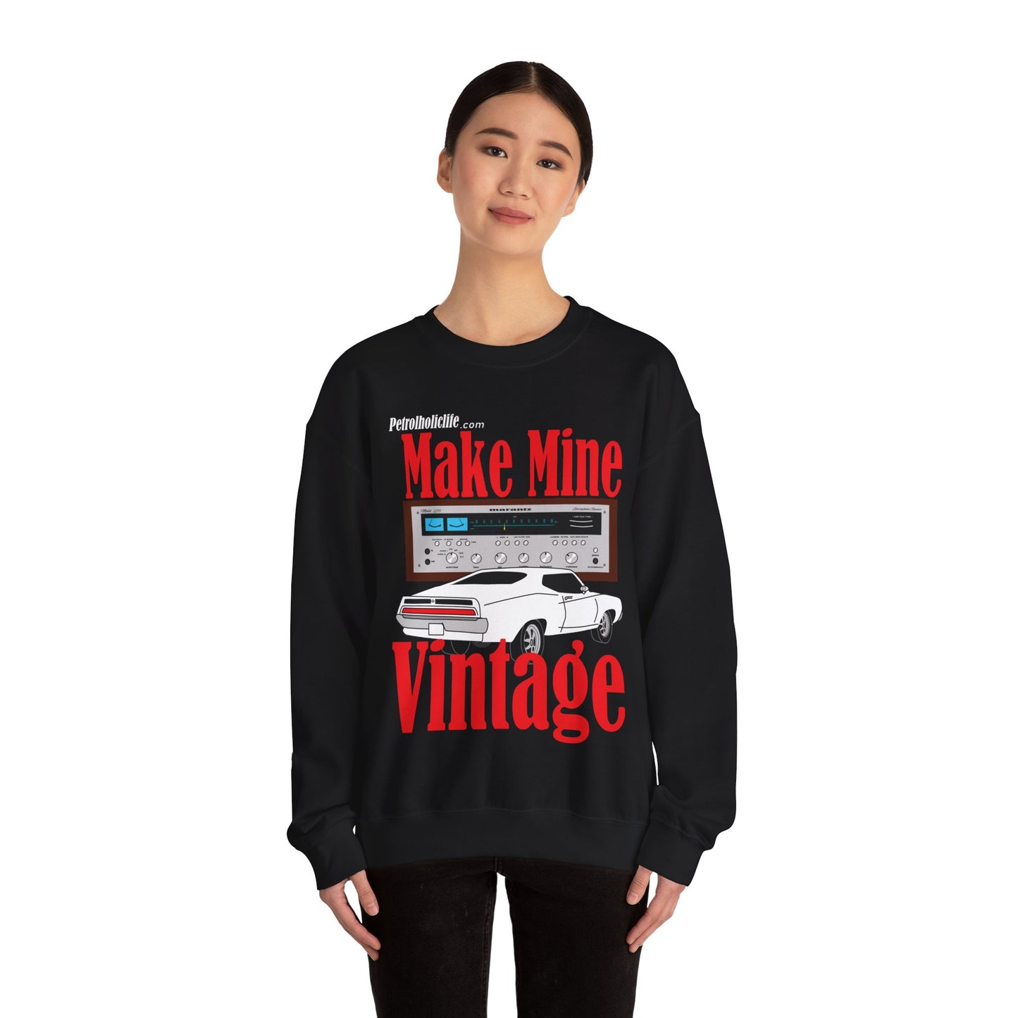 Ford Torino & Marantz  Stereo Unisex Heavy Blend™ Crewneck Sweatshirt