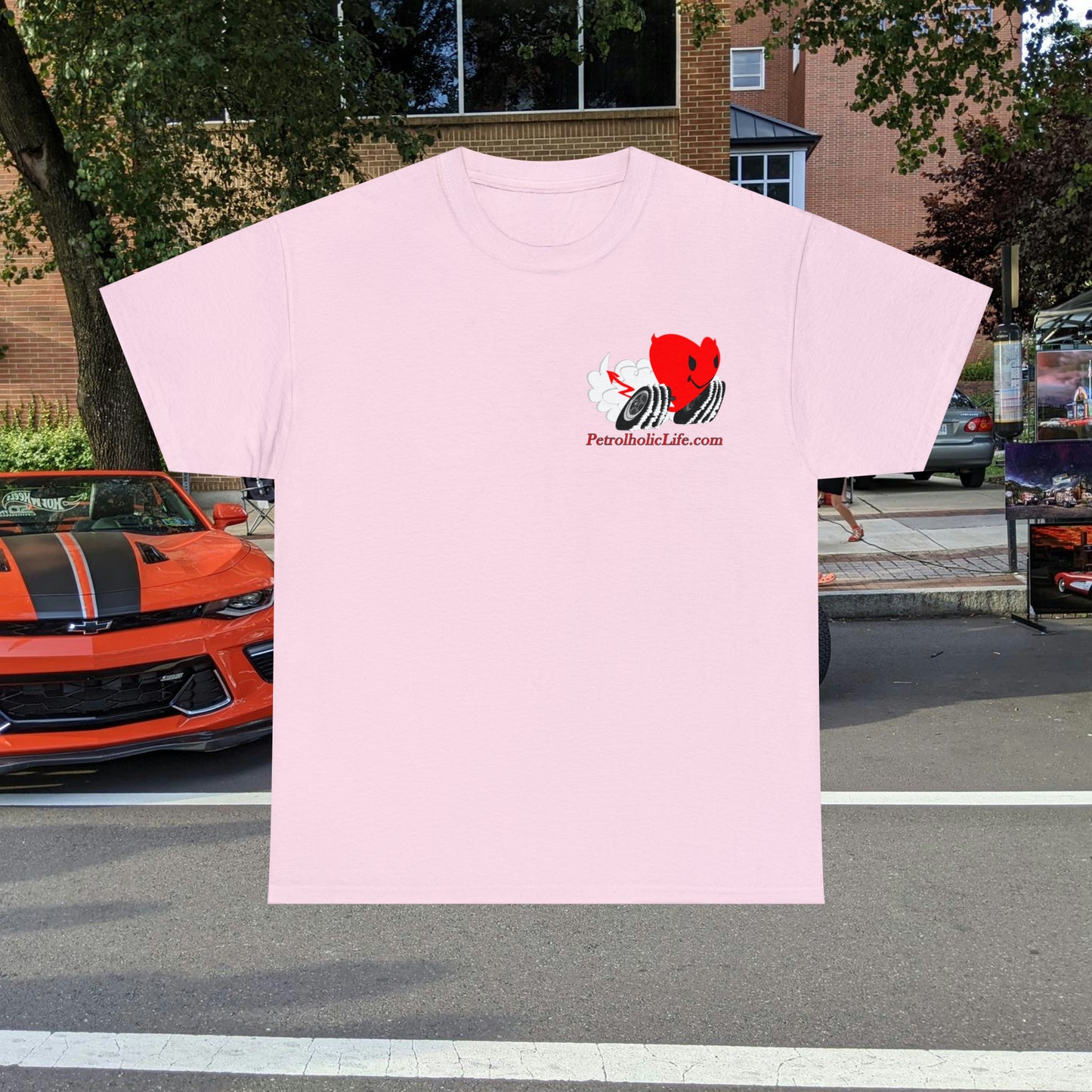 Loud & Fast on back side - Unisex Heavy Cotton Tee
