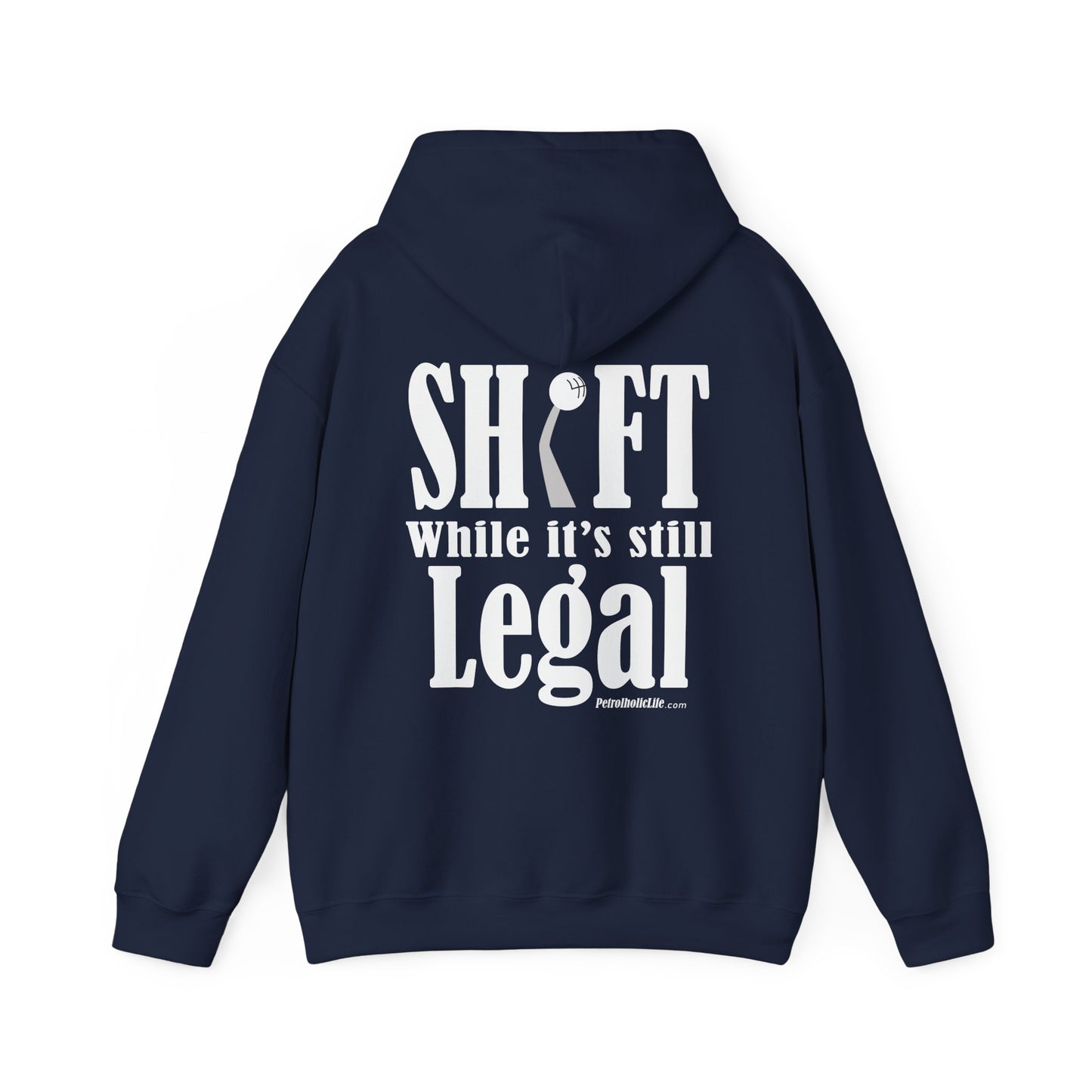 Shift While Legal (Back Side) Unisex Heavy Blend™ Hooded Sweatshirt