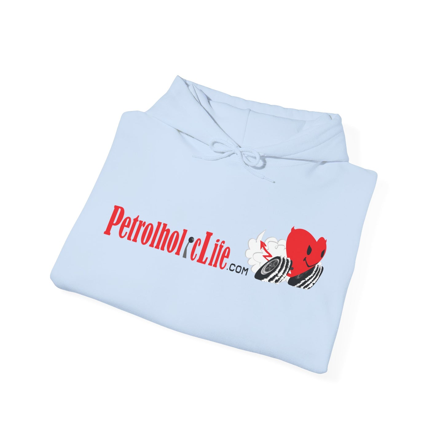 A Redline a Day Keeps Mechanic Away (Back Side) Unisex Heavy Blend™ Hooded Sweatshirt