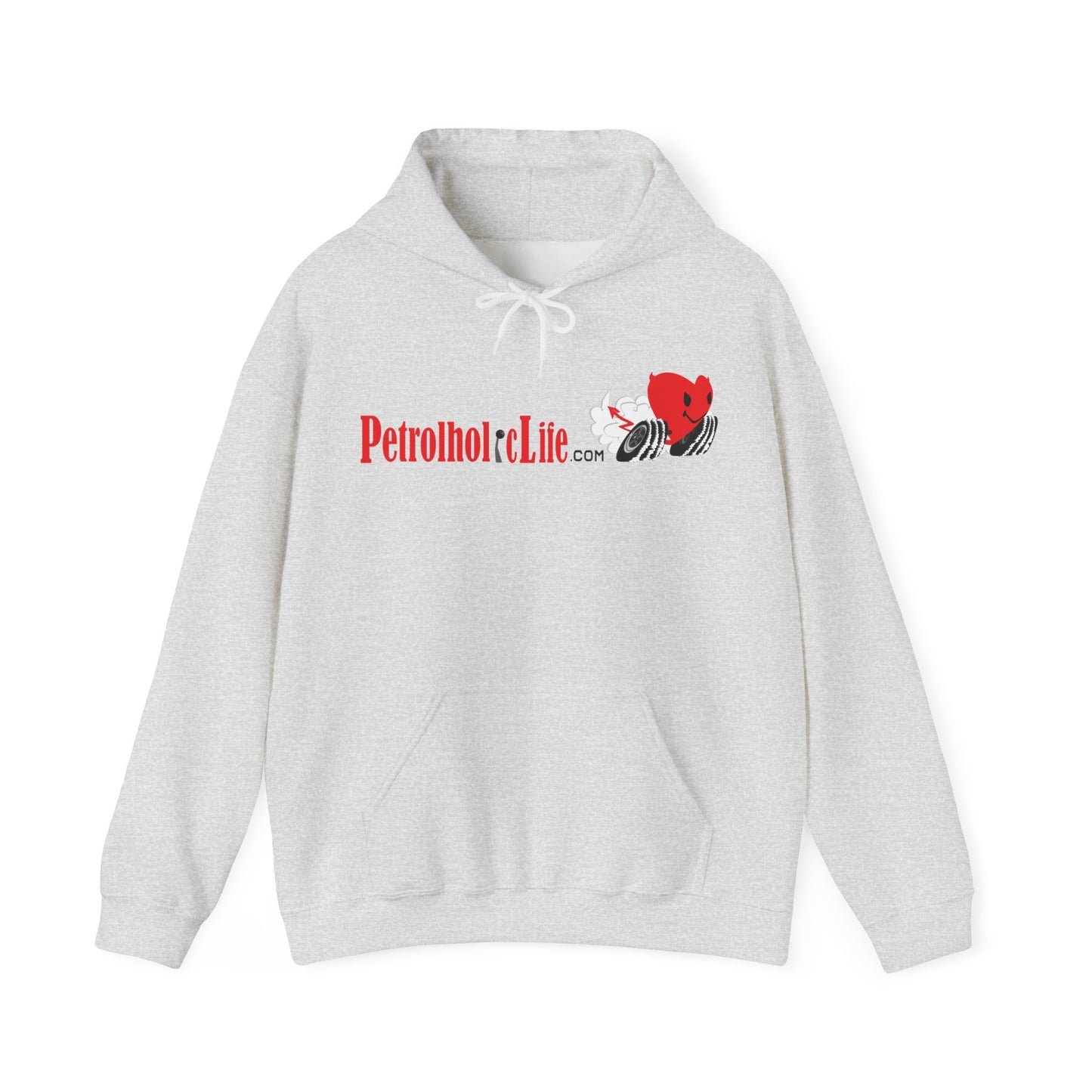 A Redline a Day Keeps Mechanic Away (Back Side) Unisex Heavy Blend™ Hooded Sweatshirt