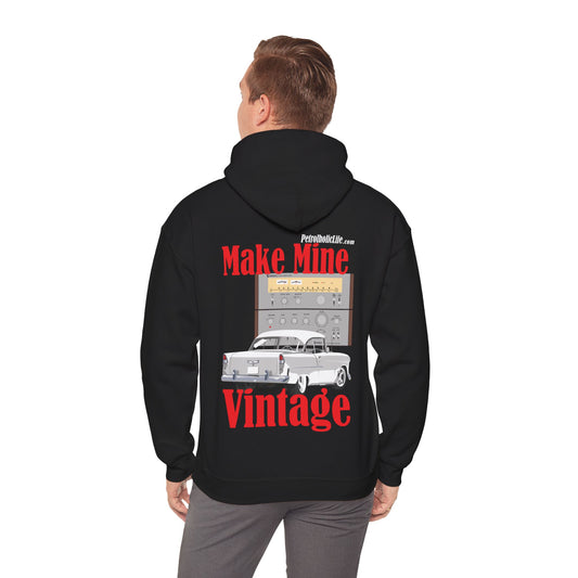 '55 Chev, Sherwood Stereo (Back Side) Unisex Heavy Blend™ Hooded Sweatshirt