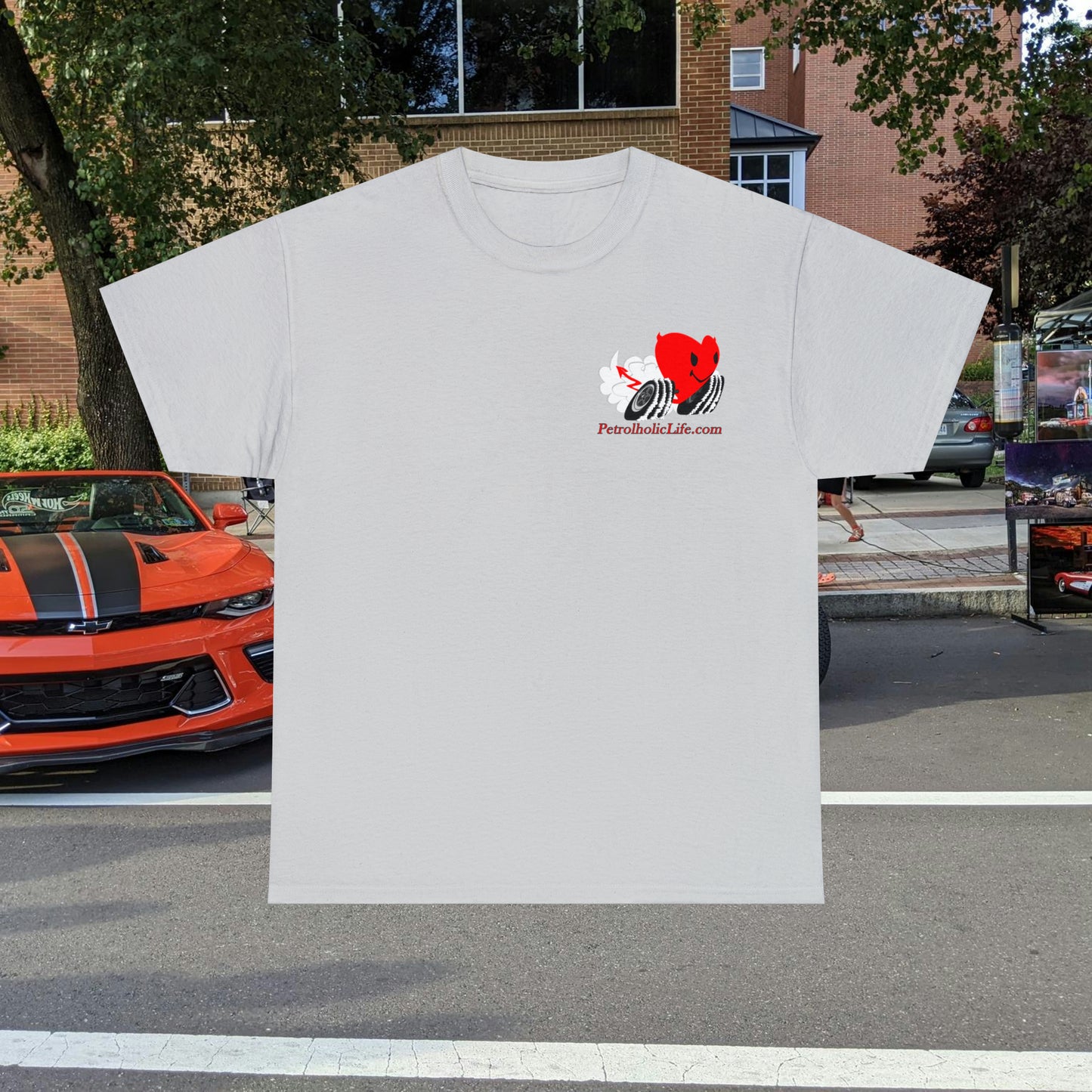 Loud & Fast on back side - Unisex Heavy Cotton Tee