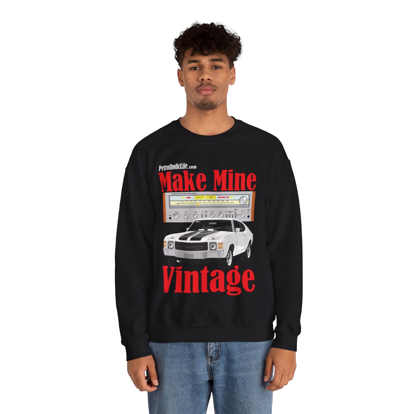 '70/'71 Chevelle & Pioneer  Stereo Unisex Heavy Blend™ Crewneck Sweatshirt