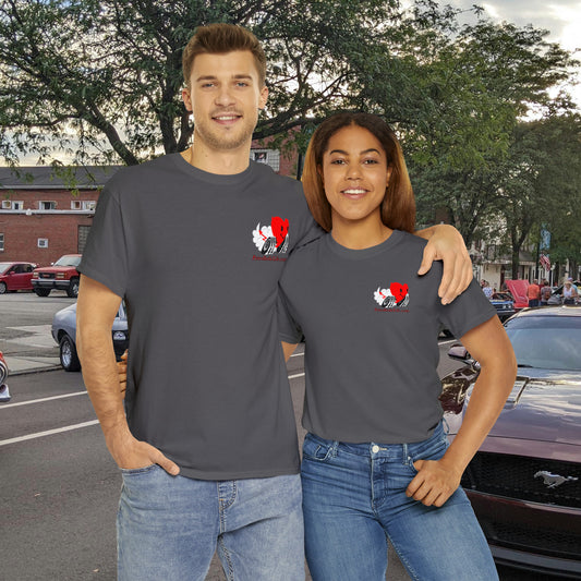 Loud & Fast on back side - Unisex Heavy Cotton Tee