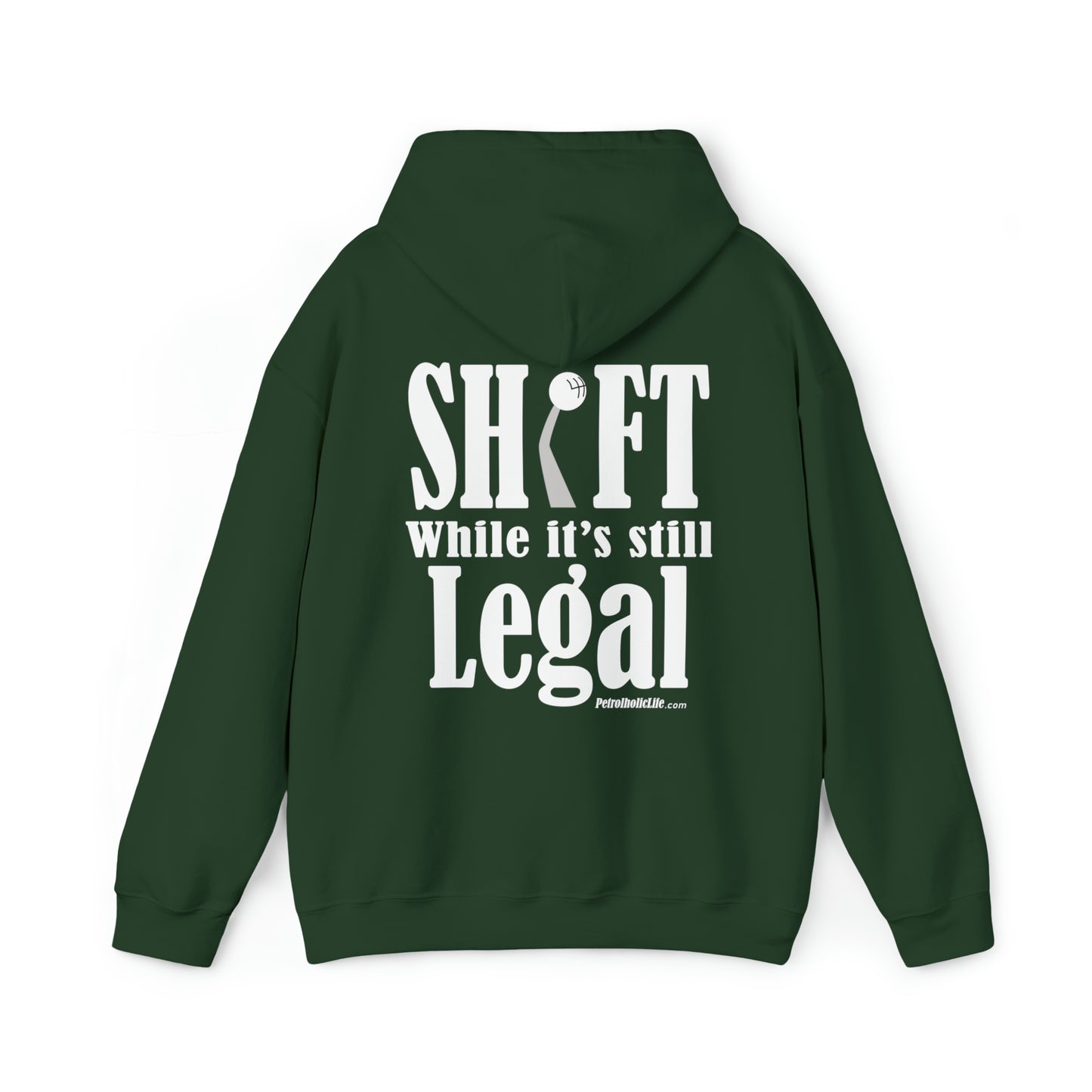 A Redline a Day Keeps Mechanic Away (Back Side) Unisex Heavy Blend™ Hooded Sweatshirt for Her