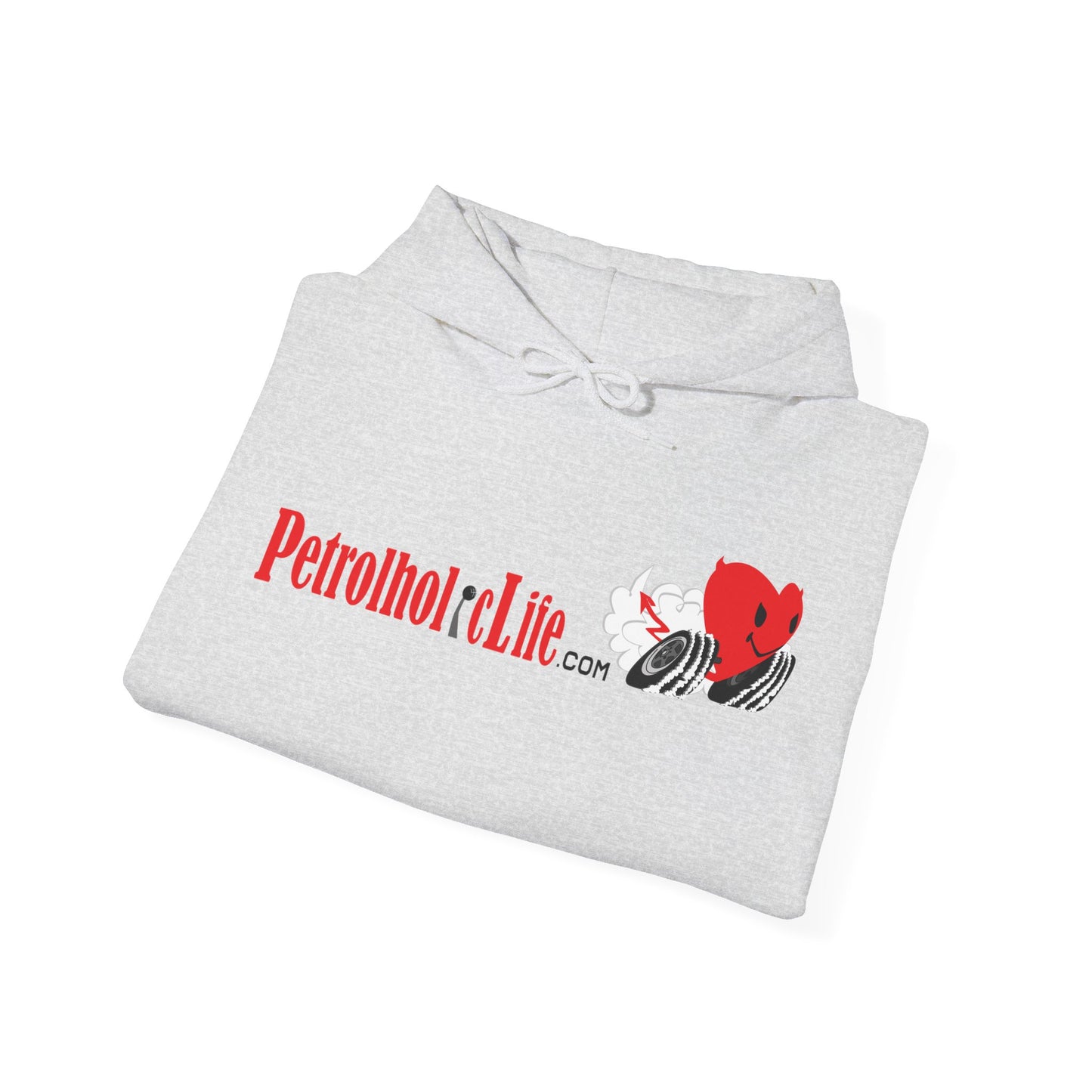 A Redline a Day Keeps Mechanic Away (Back Side) Unisex Heavy Blend™ Hooded Sweatshirt for Her