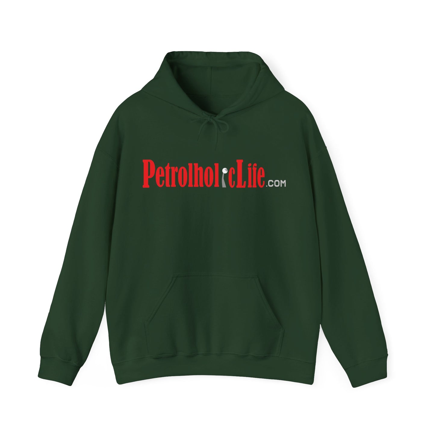 A Redline a Day Keeps Mechanic Away (Back Side) Unisex Heavy Blend™ Hooded Sweatshirt