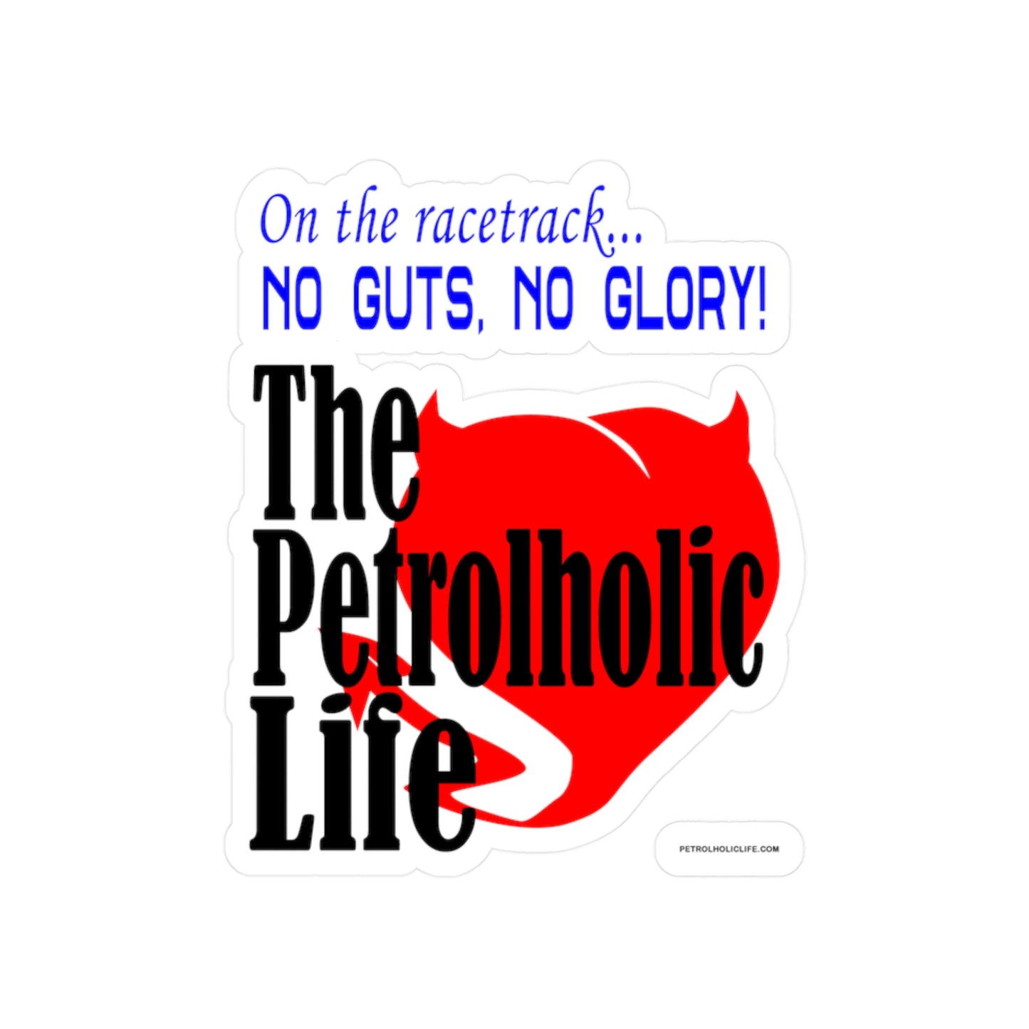 No Guts No Glory! Kiss-Cut Vinyl Decals