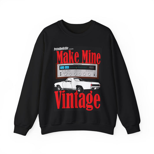 Chev El Camino & Marantz  Stereo Unisex Heavy Blend™ Crewneck Sweatshirt