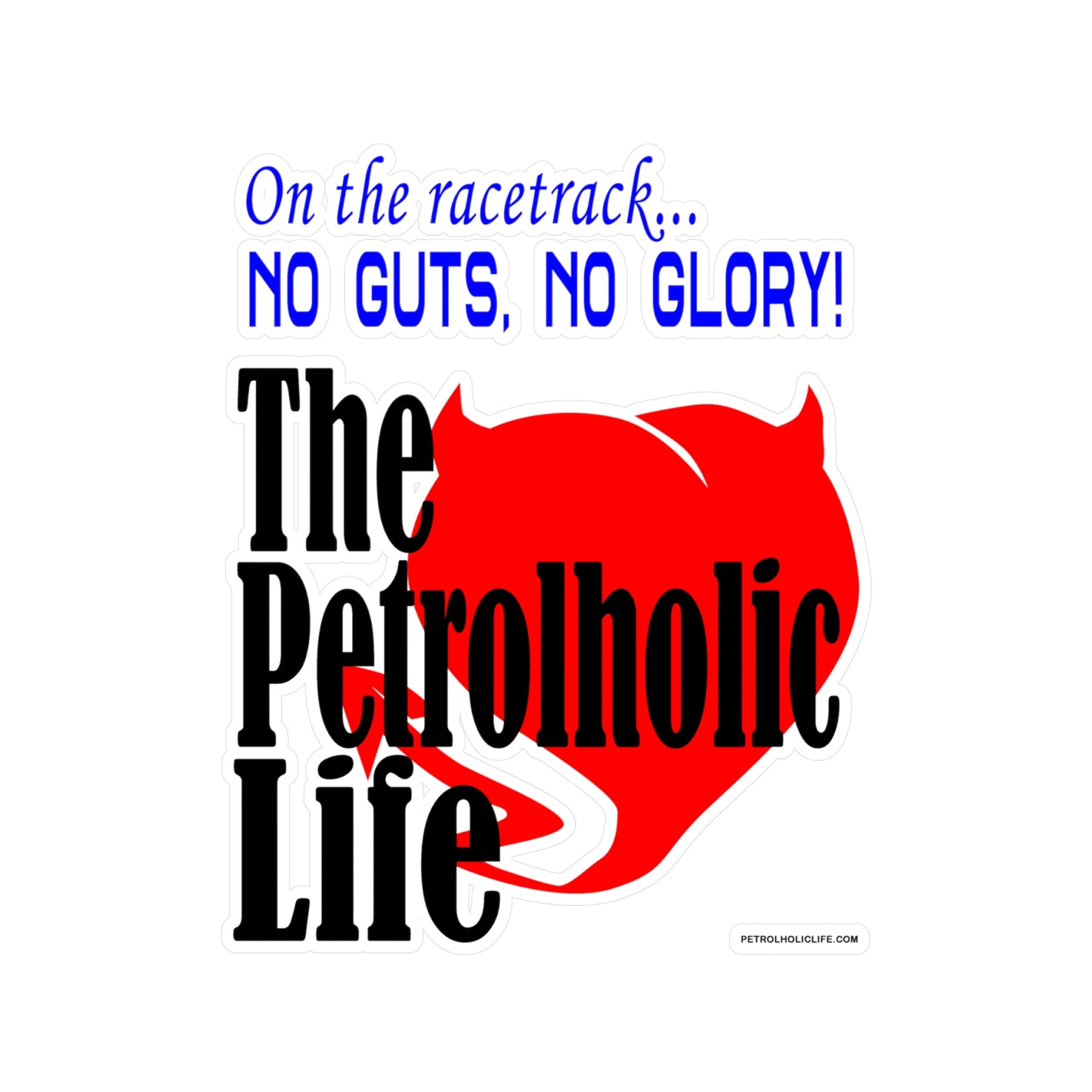 No Guts No Glory! Kiss-Cut Vinyl Decals