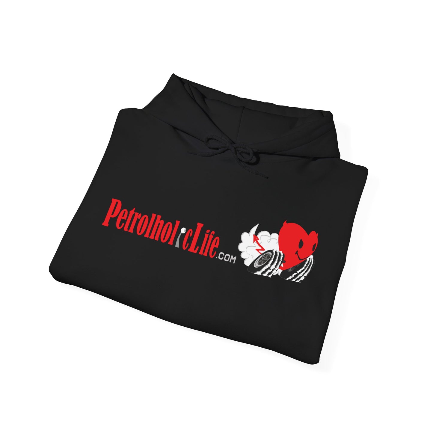 A Redline a Day Keeps Mechanic Away (Back Side) Unisex Heavy Blend™ Hooded Sweatshirt