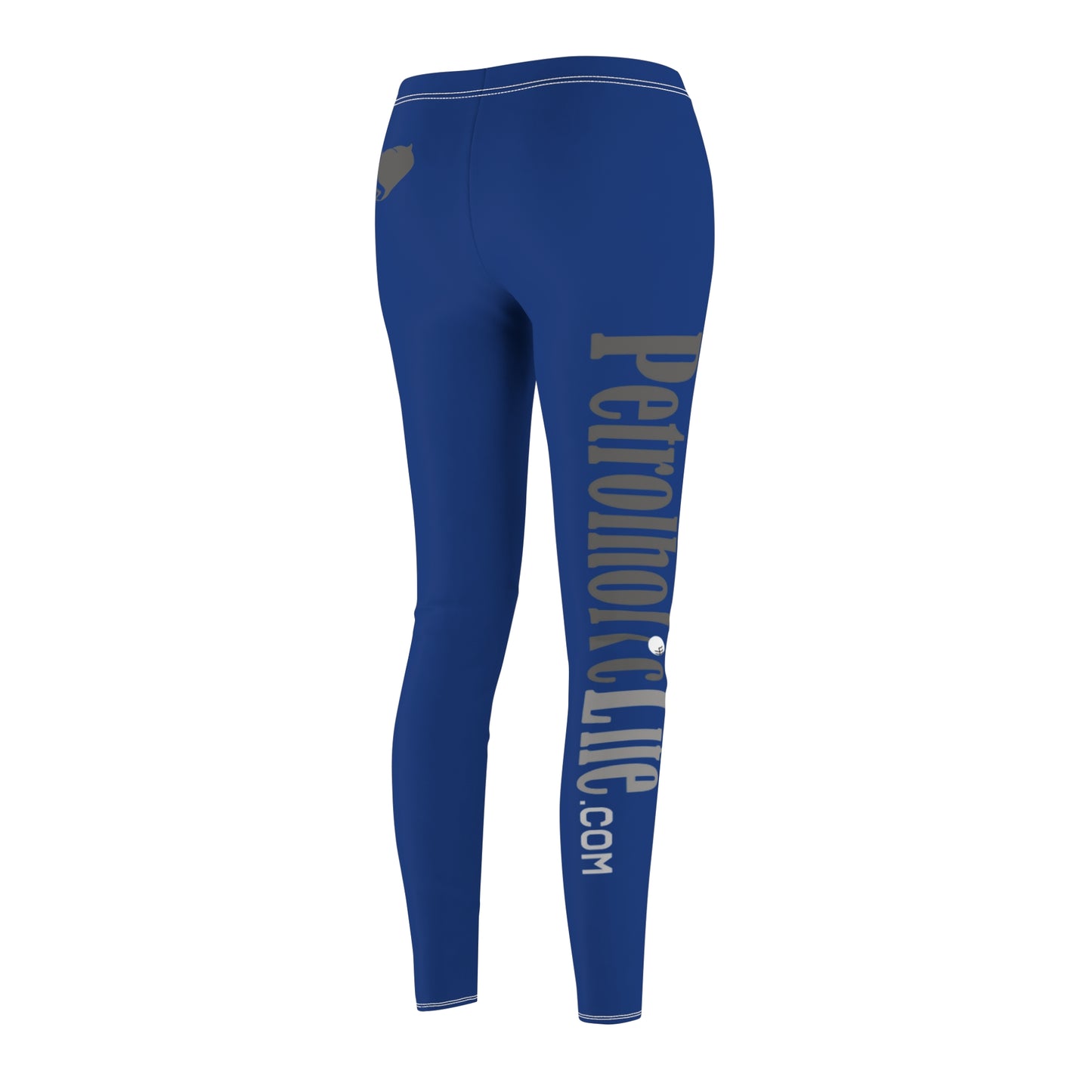 The Devilish Heart on Blue Petrolholic Life - Women's Cut & Sew Casual Leggings (AOP)