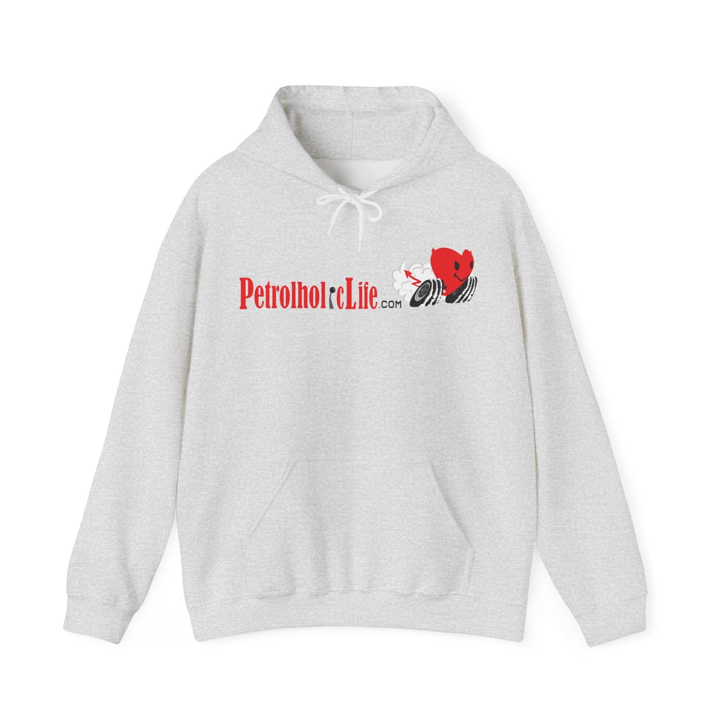 A Redline a Day Keeps Mechanic Away (Back Side) Unisex Heavy Blend™ Hooded Sweatshirt for Her