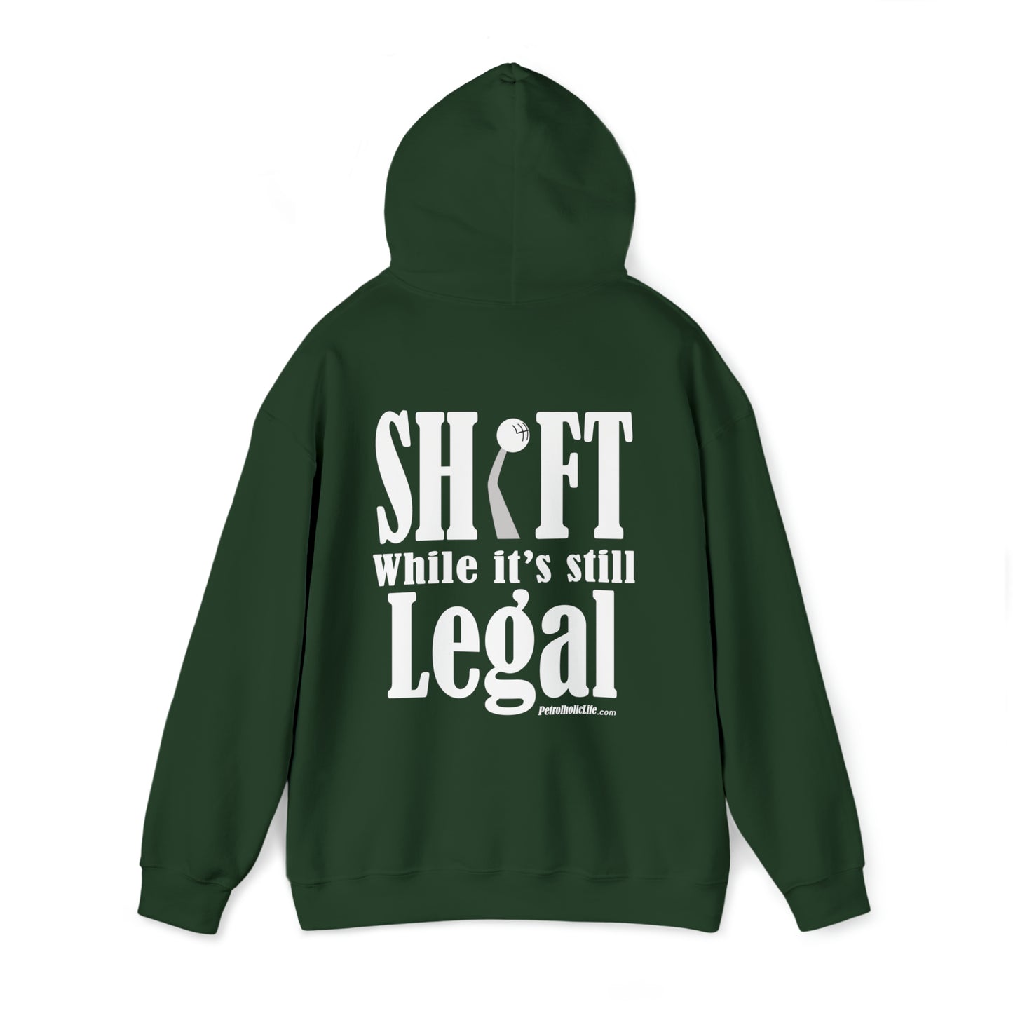 A Redline a Day Keeps Mechanic Away (Back Side) Unisex Heavy Blend™ Hooded Sweatshirt for Her