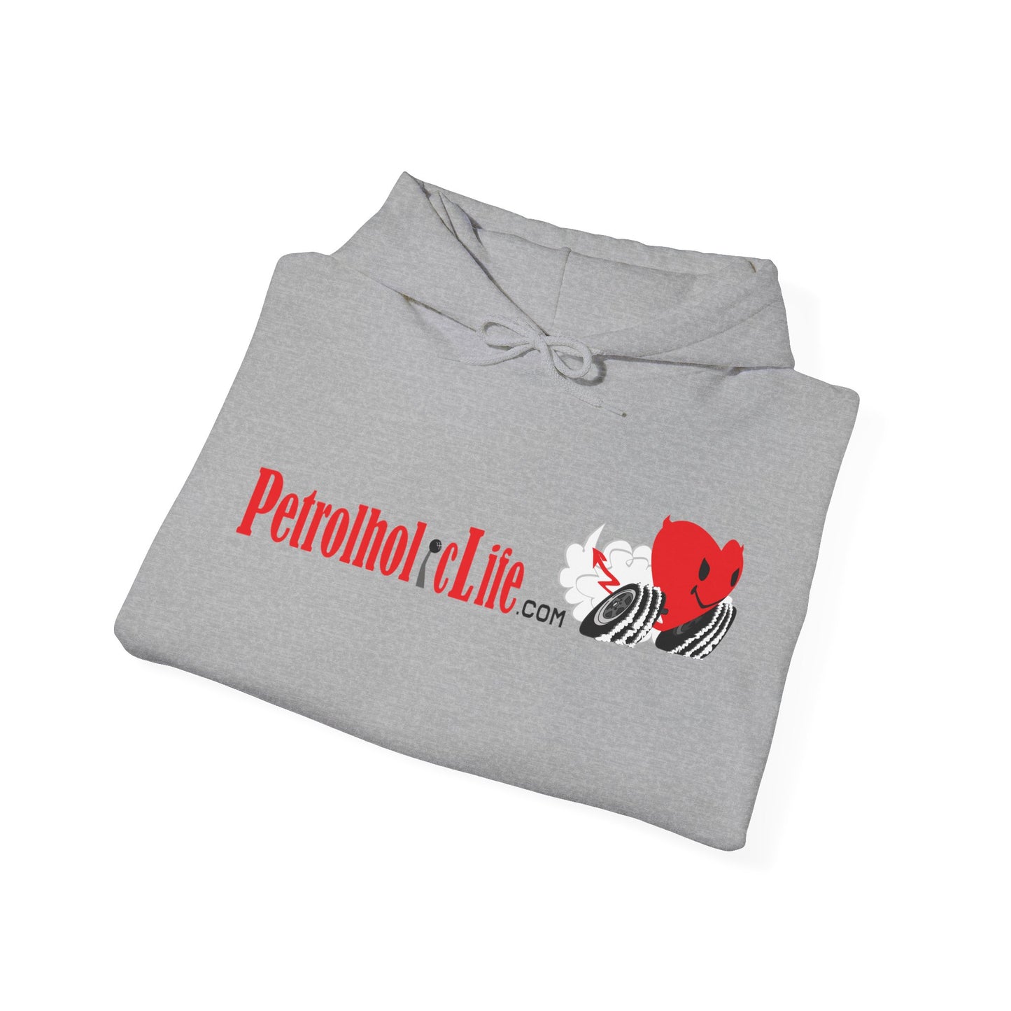 A Redline a Day Keeps Mechanic Away (Back Side) Unisex Heavy Blend™ Hooded Sweatshirt