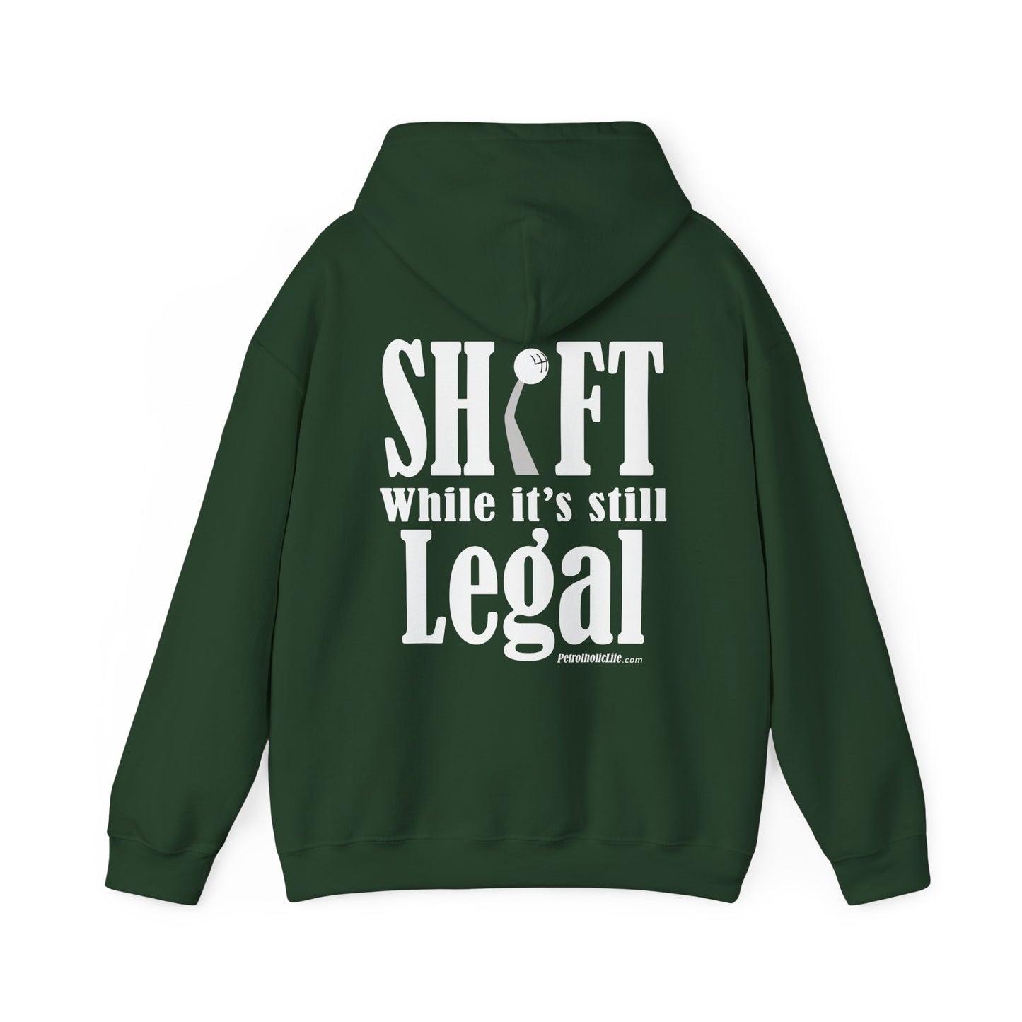A Redline a Day Keeps Mechanic Away (Back Side) Unisex Heavy Blend™ Hooded Sweatshirt