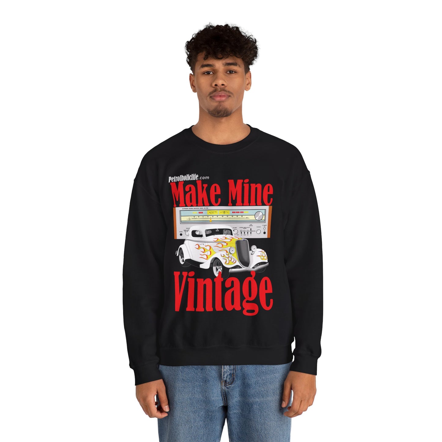 '33/34 Ford & Pioneer  Stereo Unisex Heavy Blend™ Crewneck Sweatshirt