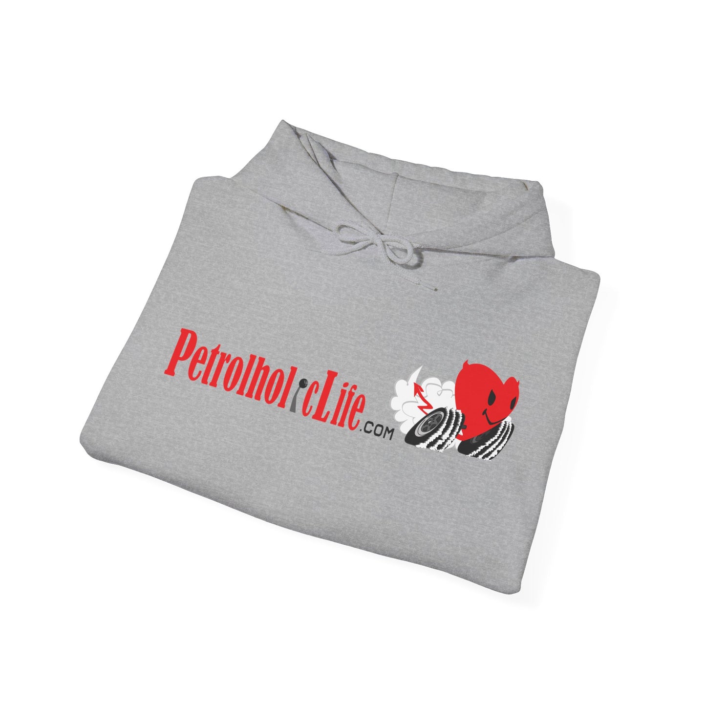 A Redline a Day Keeps Mechanic Away (Back Side) Unisex Heavy Blend™ Hooded Sweatshirt for Her