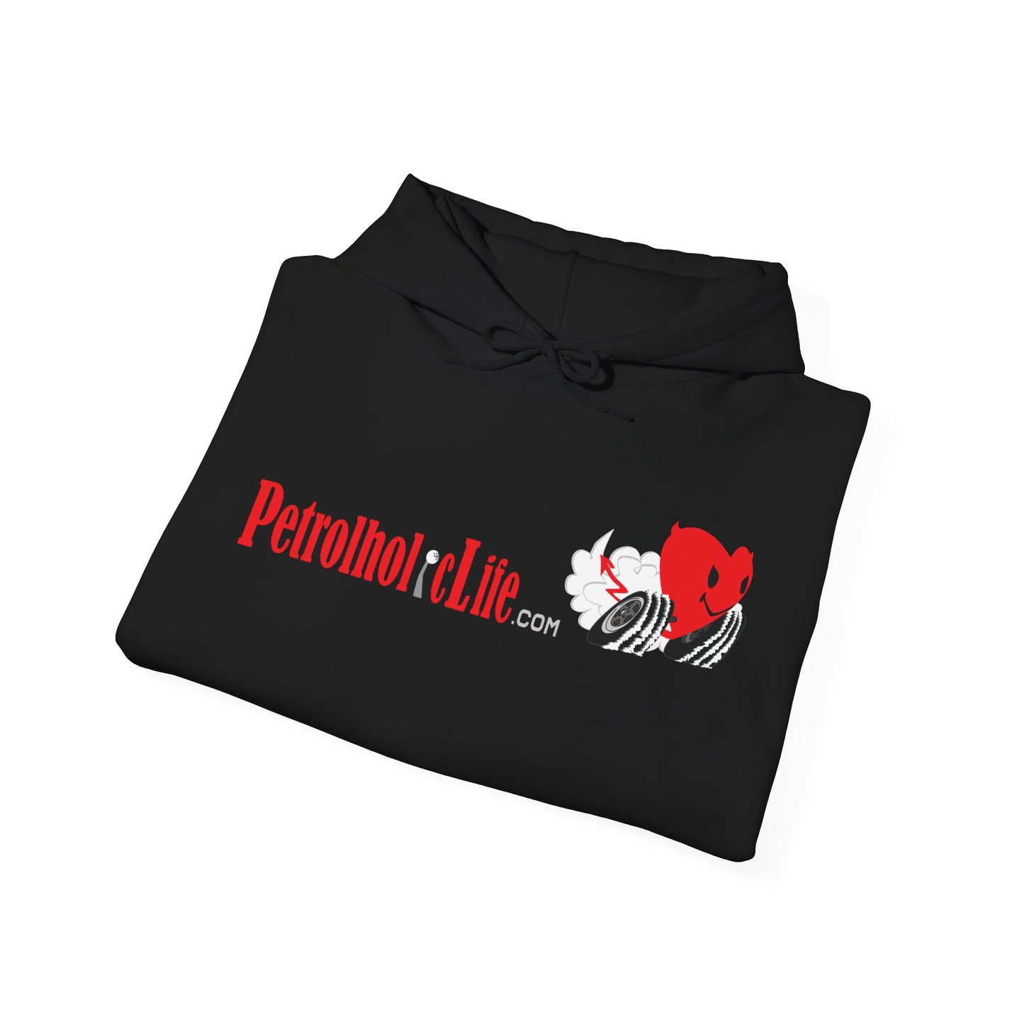 A Redline a Day Keeps Mechanic Away (Back Side) Unisex Heavy Blend™ Hooded Sweatshirt for Her