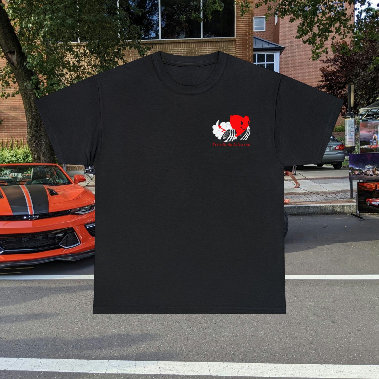 Loud & Fast on back side - Unisex Heavy Cotton Tee