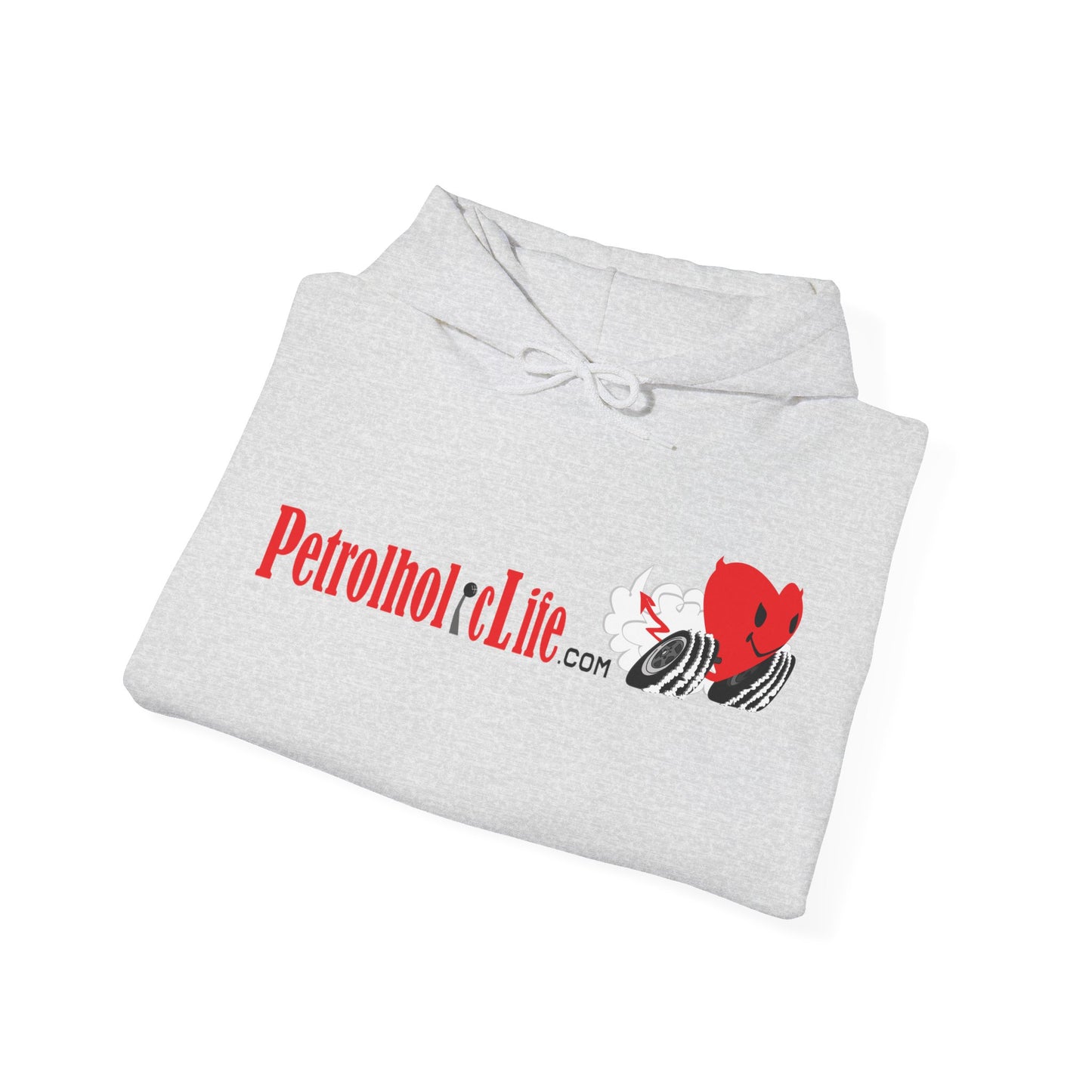 A Redline a Day Keeps Mechanic Away (Back Side) Unisex Heavy Blend™ Hooded Sweatshirt