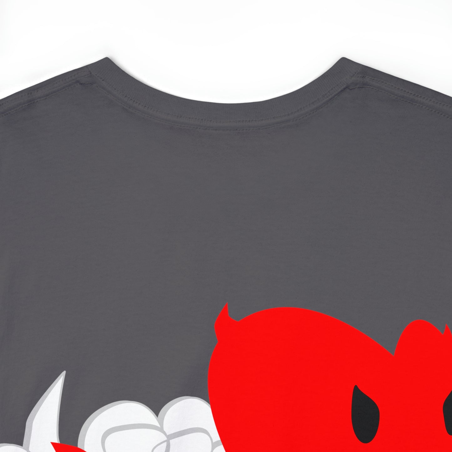 Racing Devilish Heart, also back side - Unisex Heavy Cotton Tee