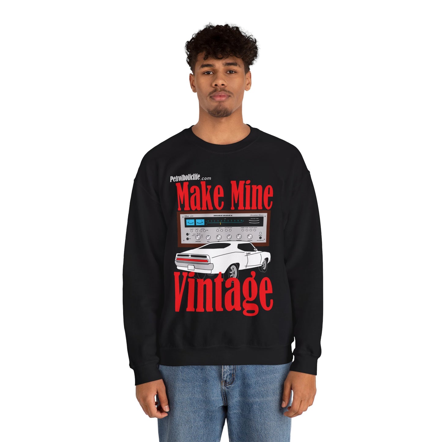 Ford Torino & Marantz  Stereo Unisex Heavy Blend™ Crewneck Sweatshirt