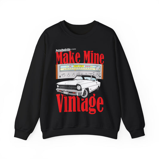 '67 Chev II Pioneer  Stereo Unisex Heavy Blend™ Crewneck Sweatshirt