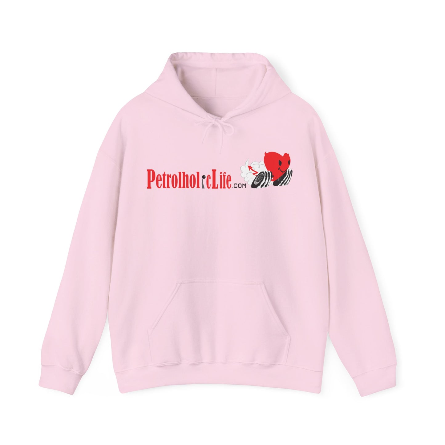 A Redline a Day Keeps Mechanic Away (Back Side) Unisex Heavy Blend™ Hooded Sweatshirt