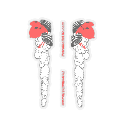 Devilish Heart Racing Kiss-Cut Stickers (Separate mirror images)