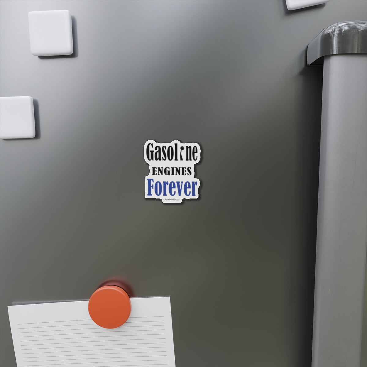 Gasoline Engines Forever - Die-Cut Magnets