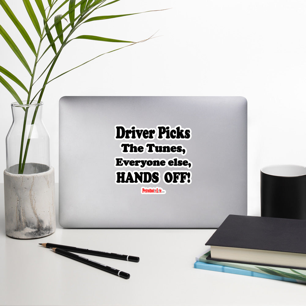 Driver Picks the Tunes - Bubble-free stickers