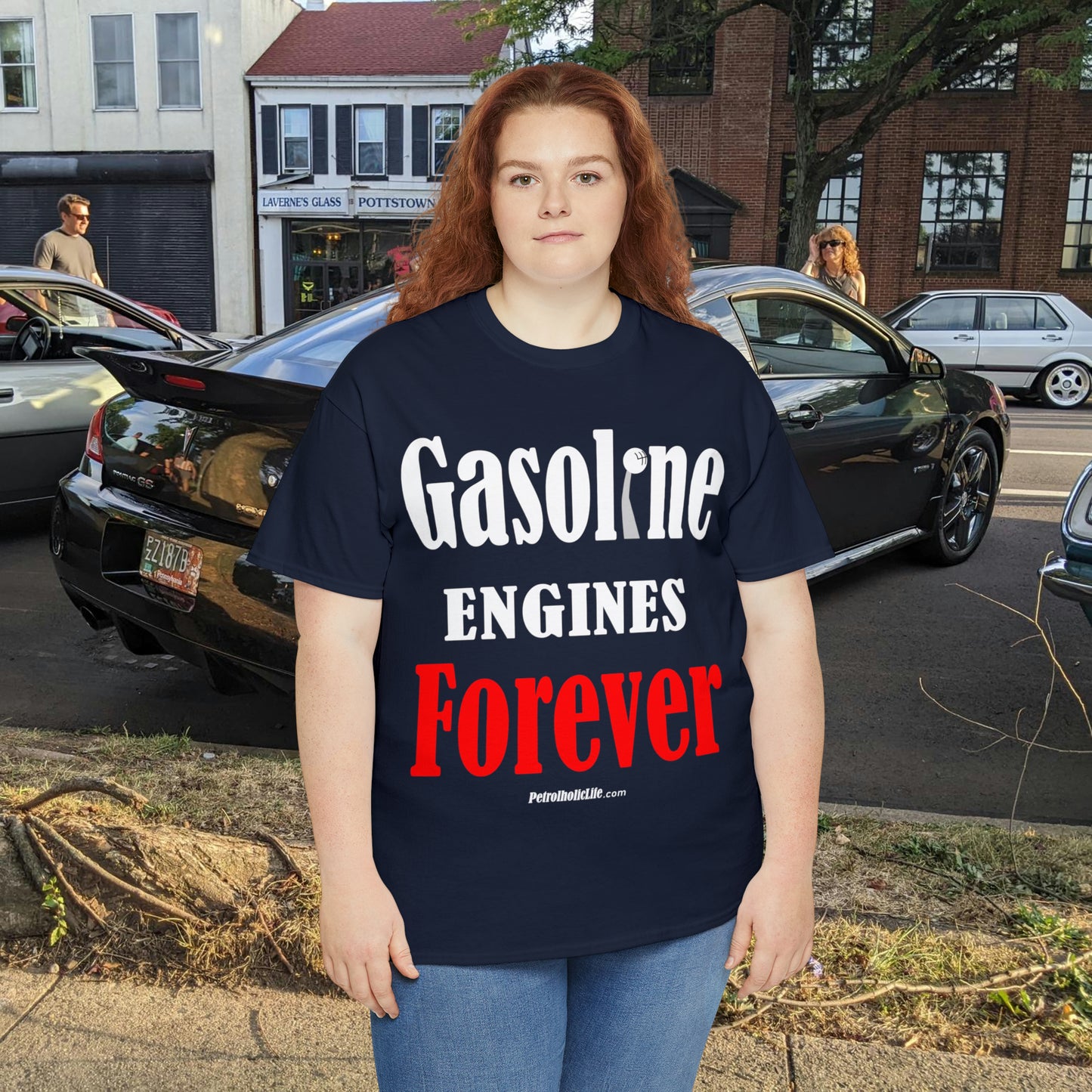 Gasoline Engines Forever - Unisex Heavy Cotton Tee