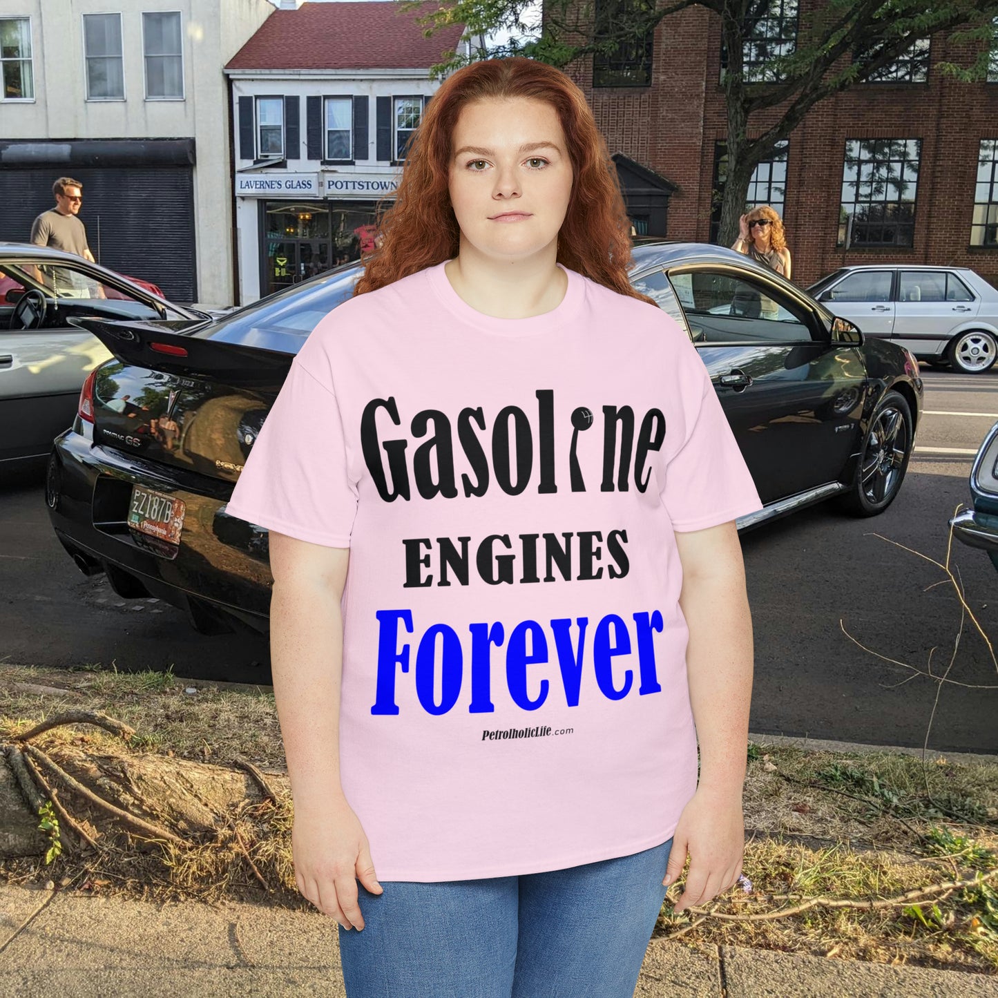 Gasoline Engines Forever - Unisex Heavy Cotton Tee
