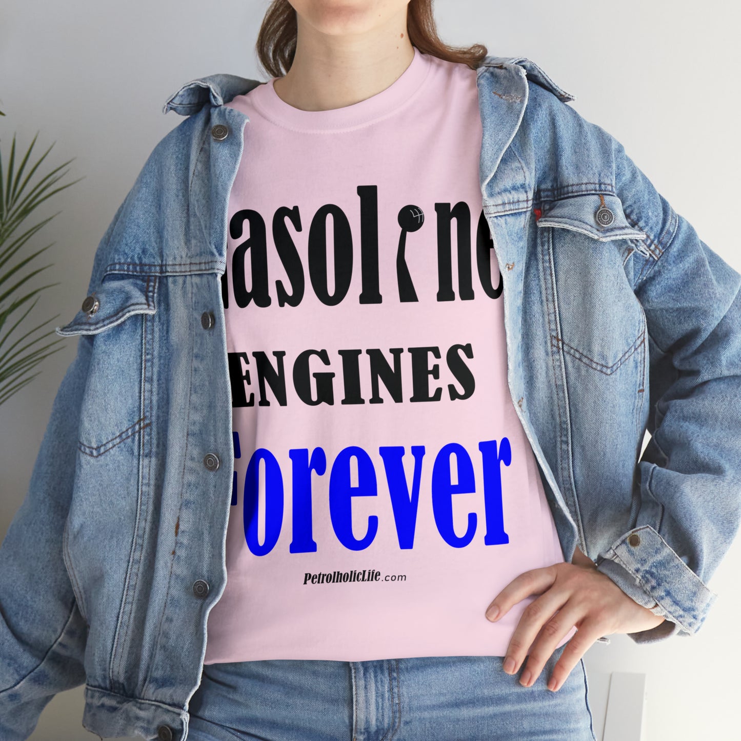 Gasoline Engines Forever - Unisex Heavy Cotton Tee