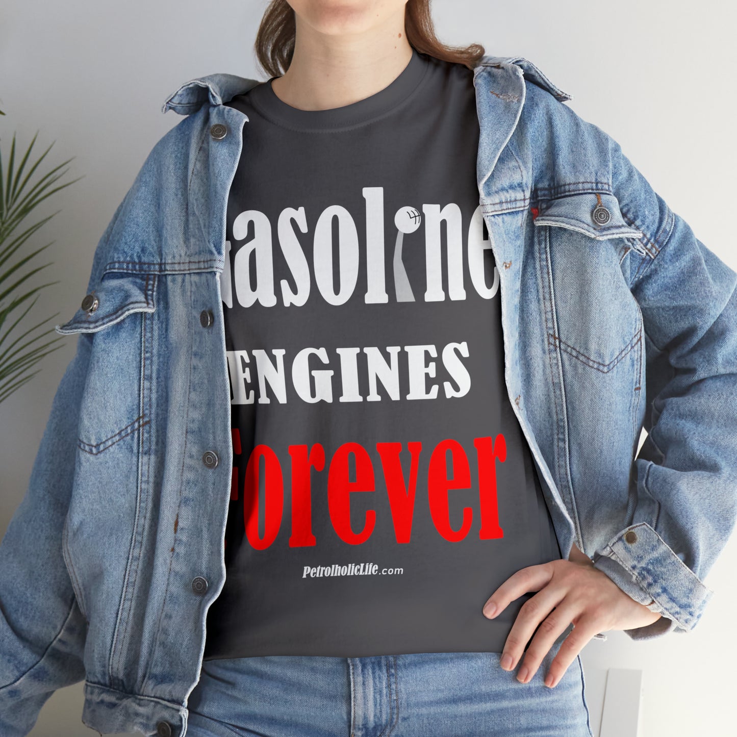 Gasoline Engines Forever - Unisex Heavy Cotton Tee
