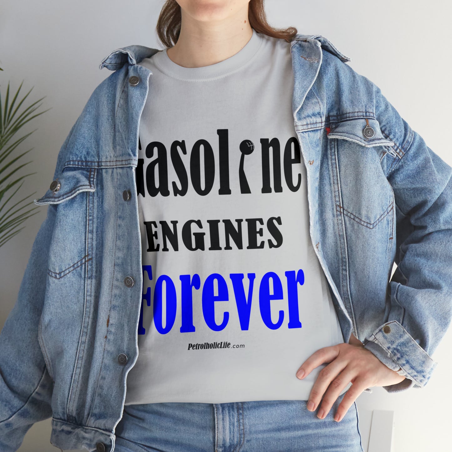 Gasoline Engines Forever - Unisex Heavy Cotton Tee