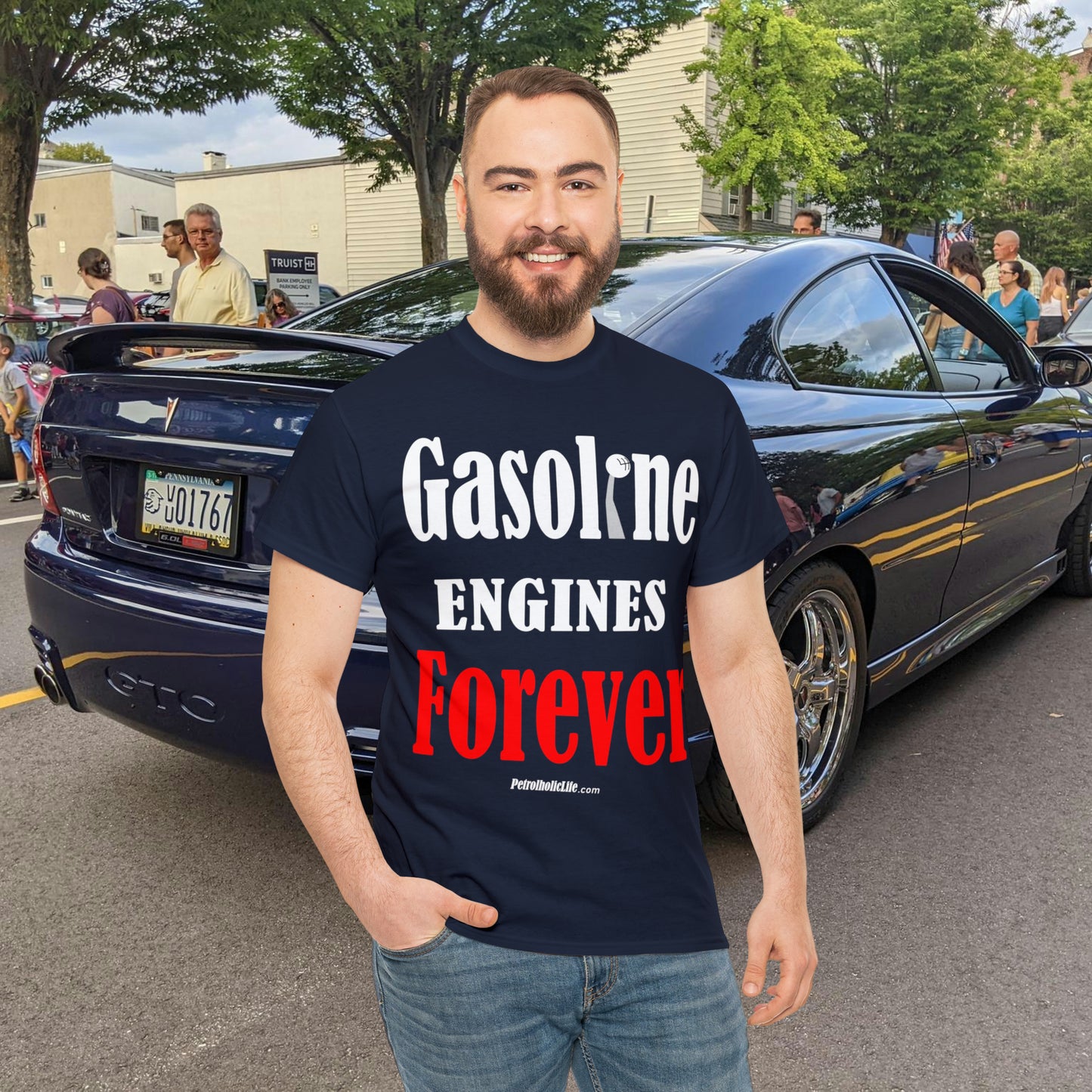 Gasoline Engines Forever - Unisex Heavy Cotton Tee