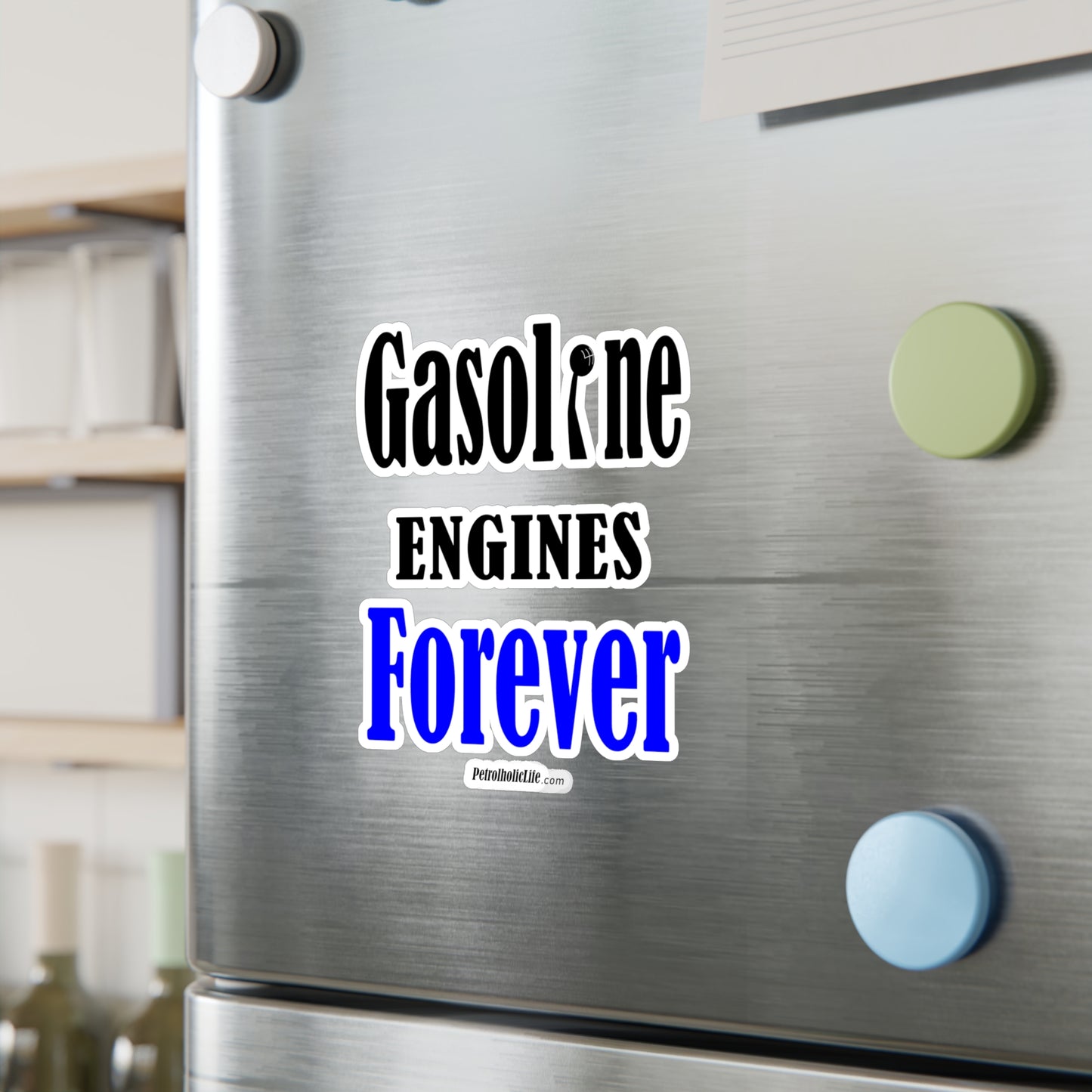 Gasoline Engines Forever - Kiss-Cut Vinyl Decals
