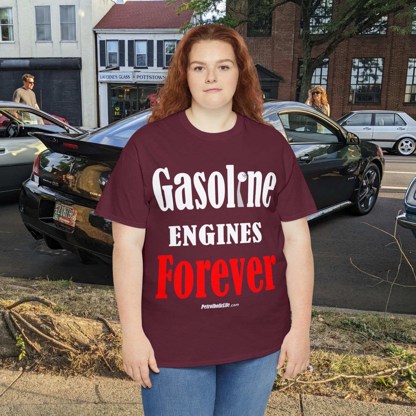 Gasoline Engines Forever - Unisex Heavy Cotton Tee