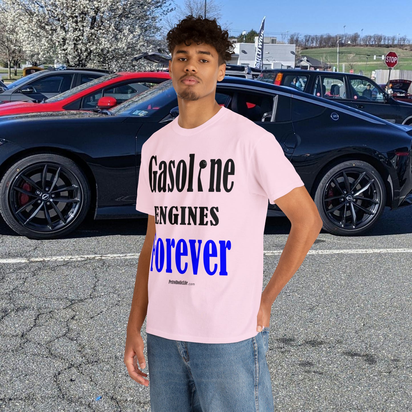 Gasoline Engines Forever - Unisex Heavy Cotton Tee