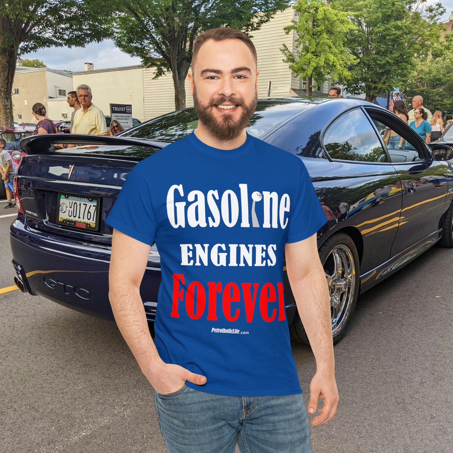Gasoline Engines Forever - Unisex Heavy Cotton Tee